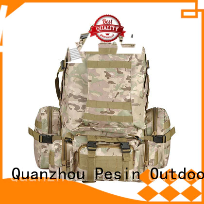 Pesin durable army rucksack many pockets for outdoor use