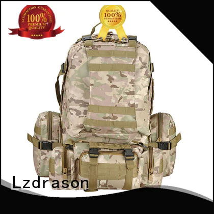 Lzdrason military canvas backpack china factory for long time Marching