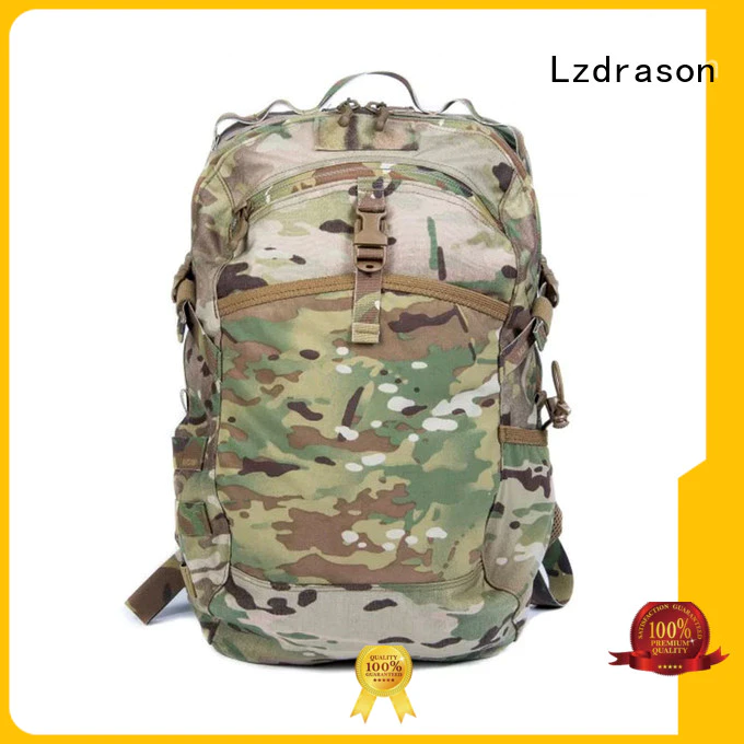 Lzdrason huge capacity black tactical backpack many pockets for military