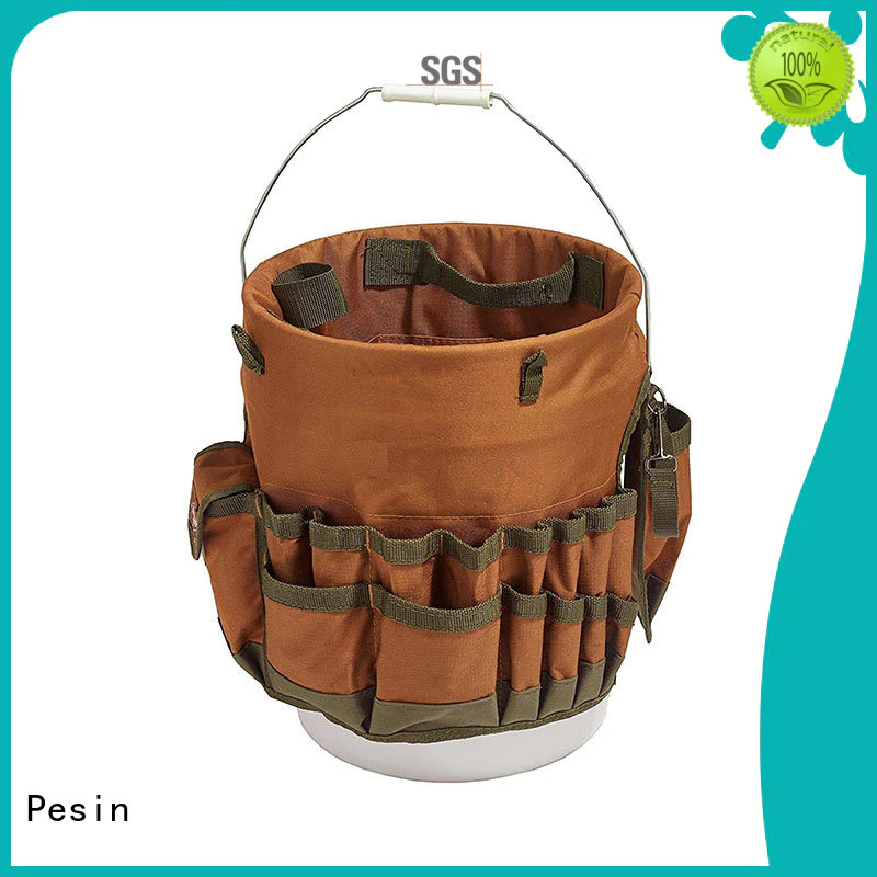 professional bucket tool bag multiple pockets for work