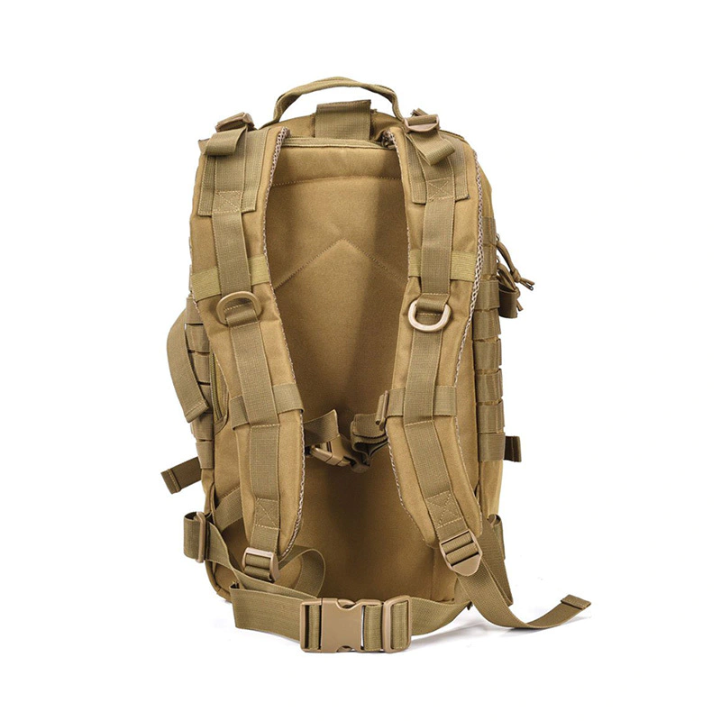 Sand color tactical backpack with molles system