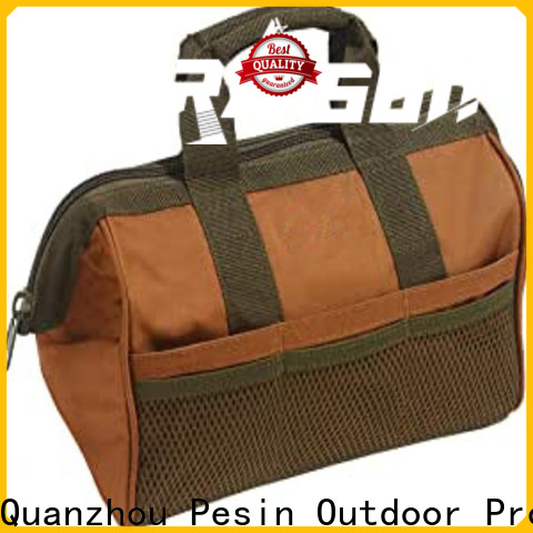 Custom large open tote tool bag Locking Zippers for technician