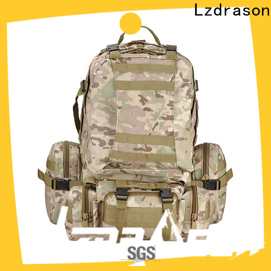 Lzdrason Latest black military rucksack Supply for outdoor use