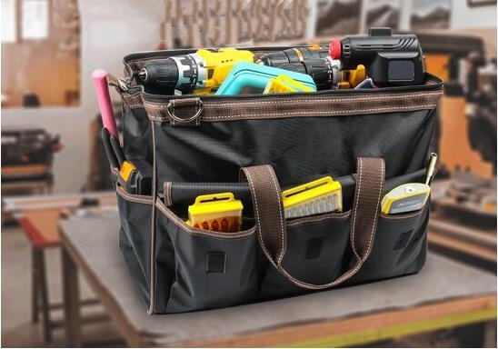 large tool bag with high density oxfords nylon fabric