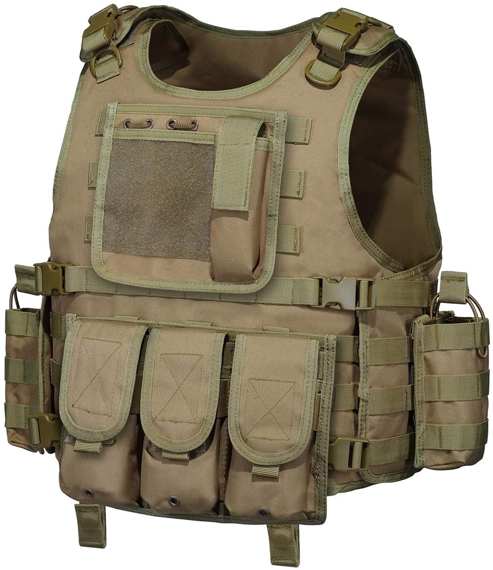 tactical vest made of 900 D high density nylon