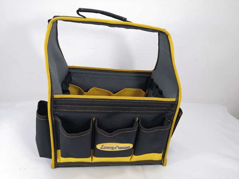 Lzdrason Top canvas tool bag with multiple pockets Locking Zippers for tradesmen