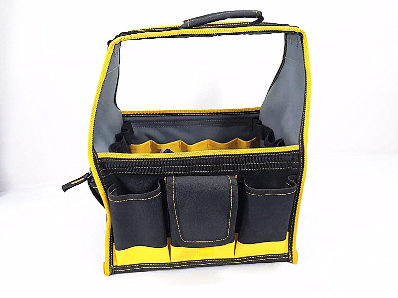 Lzdrason Top canvas tool bag with multiple pockets Locking Zippers for tradesmen