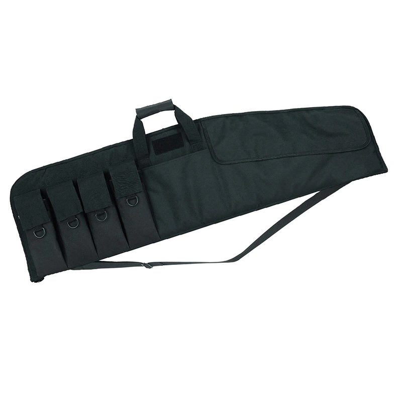 PS-GB001 tactical gun bag durable with Anti-Slip Water Resistant Hunting Equipment and 600D black nylon