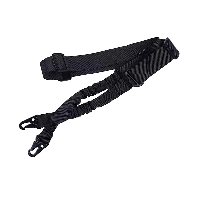 PS-GB007 Two Points Sling with Length Adjuster Traditional Sling with Metal Hook for gun bag