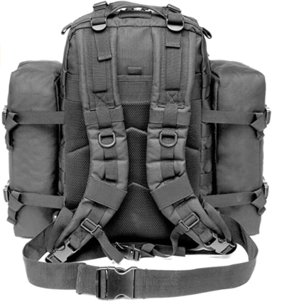 LZDRASON Military Tactical Backpack Waterproof Outdoor Gear for Camping Hiking+2 Detachable Packs