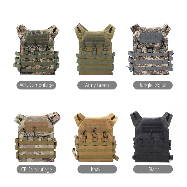 Lightweight Plate Carrier Tactical Bulletproof Vest Military Hunting Airsoft Combat Portable